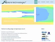 Tablet Screenshot of alaretech.com